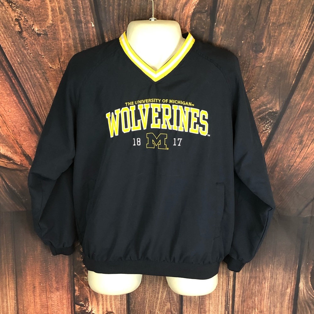 Michigan Wolverines Mens L Windbreaker